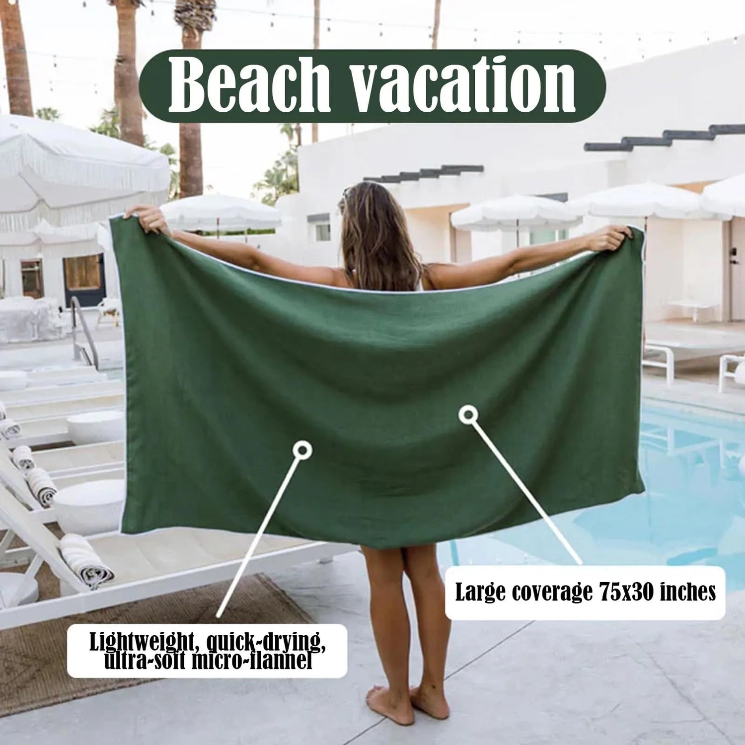 Serviette bainchic aimanté