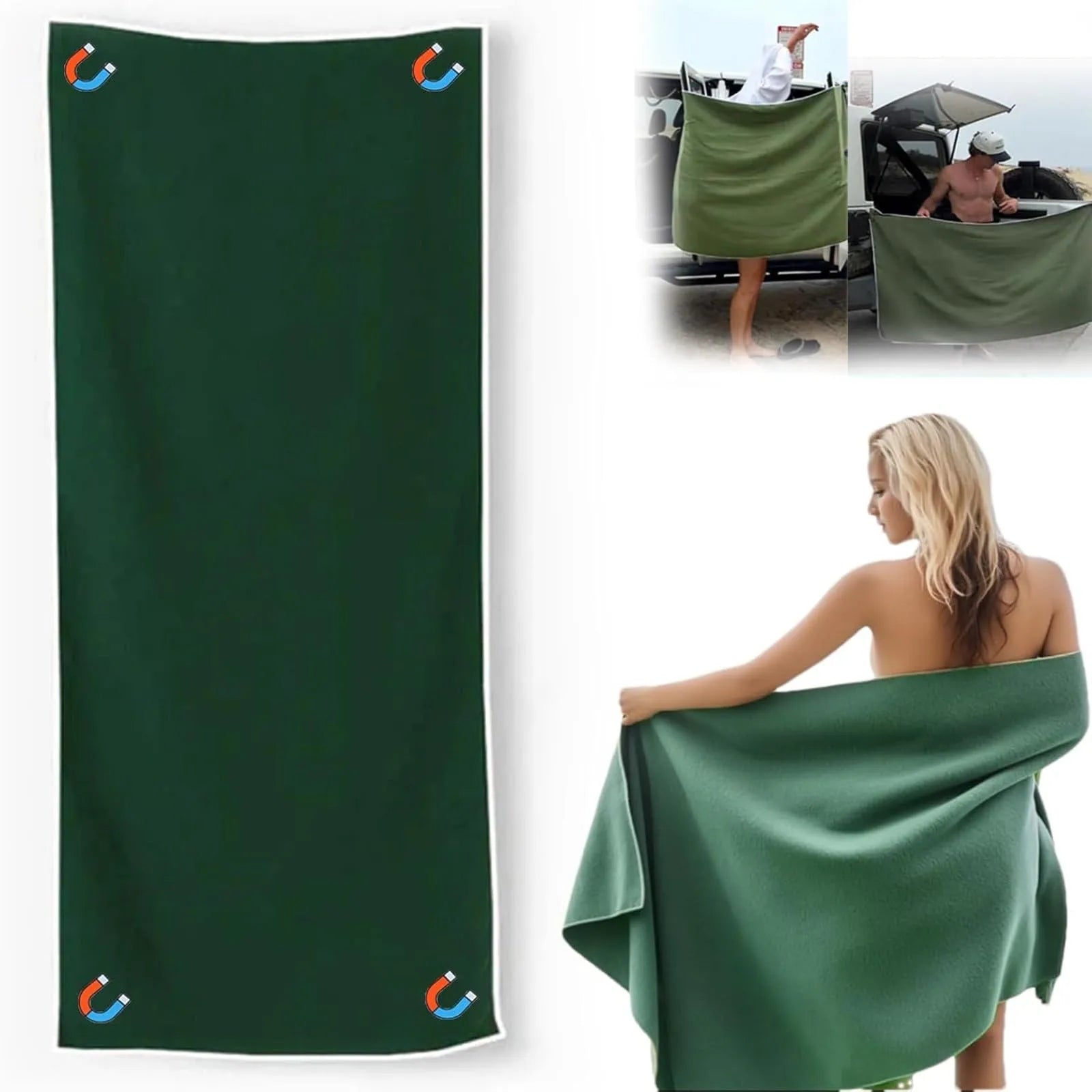 Serviette bainchic aimanté 